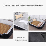 Dog Bone Pattern Big Soft Warm Kennel Pet Dog Cat Mat Blanket, Size: XL, 90×70×15cm, Size: XL