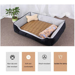 Dog Bone Pattern Big Soft Warm Kennel Pet Dog Cat Mat Blanket, Size: XL, 90×70×15cm, Size: XL