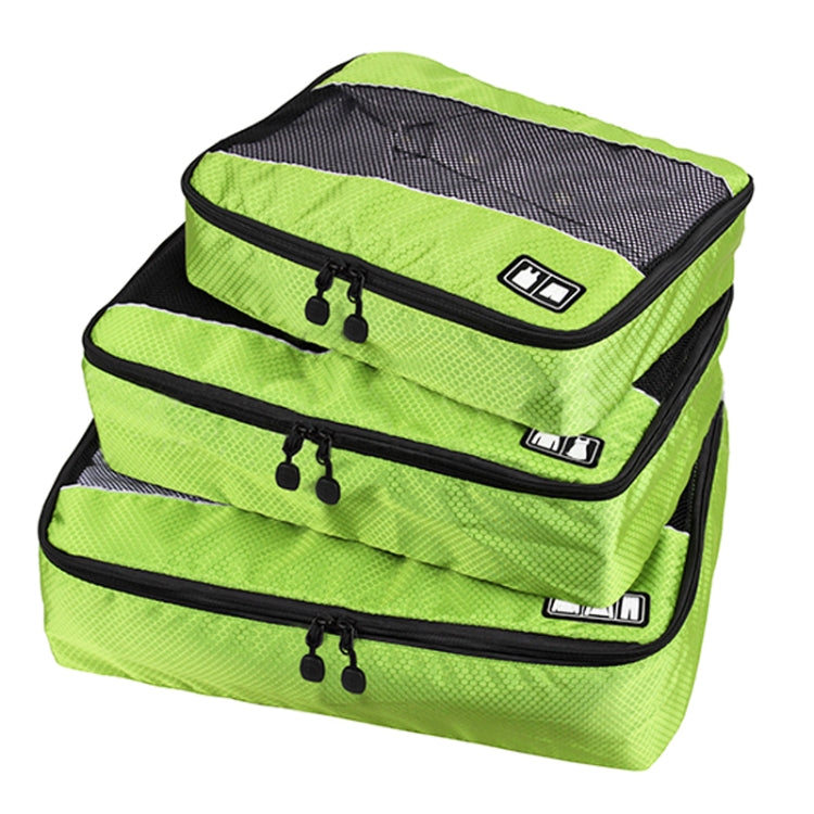 3 PCS / Sets Multi-function Football Texture 210D Polyester Waterproof Travel Clothes Underwear Storage Bag