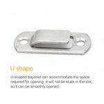 2 PCS Security Door Stainless Steel 90 Degree Right Angle Door Buckle Corner Insert, Door Buckle Corner Insert