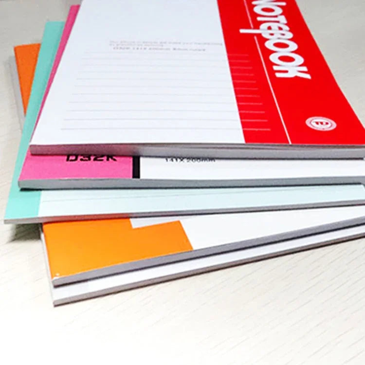 10 PCS 80 Pages A5 Soft Cover Diary Notebook Office Supply, Random Color Delivery, 80 Pages