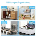 2 PCS 2 inch Furniture Cabinet Coffee Table Silent Universal Brake Wheel, 2 inch Universal Brake Wheel