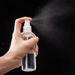 100ML PET Clear Spray Bottle Disinfection Solution Container