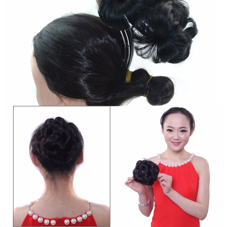 Wig Ball Head Flower Hairpin Hair Bag Wig Headband for Bride, 2M33#, BUG#, 1#, 2#, 33#, 0906#, 73C#, 2M30#, 04C#
