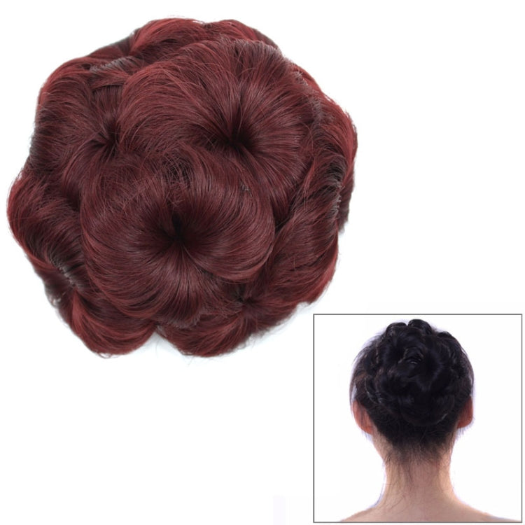 Wig Ball Head Flower Hairpin Hair Bag Wig Headband for Bride, 2M33#, BUG#, 1#, 2#, 33#, 0906#, 73C#, 2M30#, 04C#