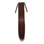 Natural Long Straight Hair Ponytail Bandage-style Wig Ponytail for Women，Length: 75cm, 75cm