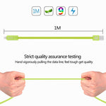 HAWEEL 1m 2 in 1 Micro USB & 8 Pin to USB Data Sync Charge Cable, 2 in 1 Cable in two connectors