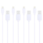 4 PCS HAWEEL 1m High Speed 8 pin to USB Sync and Charging Cable Kit for iPhone, iPad, 4pcs