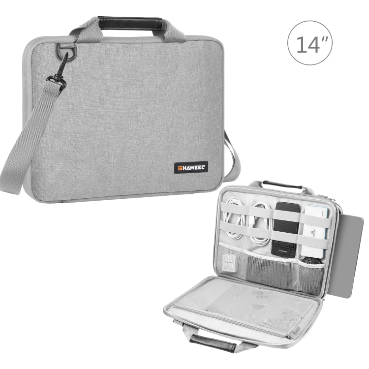 HAWEEL 13.0 inch-14.0 inch Briefcase Crossbody Laptop Bag For Macbook, Lenovo Thinkpad, ASUS, HP, 13.0 inch-14.0 inch