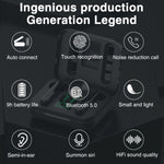 P100pro TWS Bluetooth 5.0 Touch Wireless Bluetooth Earphone with Charging Box & LED Smart Digital Display, Support Siri & Call