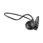 M-1 Back-mounted Touch Noise Reduction Bone Conduction Bluetooth Earphone with Detachable Microphone