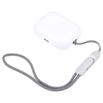 For Apple AirPods Pro 2 Wireless Bluetooth Earphone Anti-Lost Rope Phone Case Lanyard, High Imitation Grey