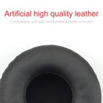 2pcs For JBL Synchros S400BT Headphones Imitation Leather + Memory Foam Soft Earphone Protective Cover Earmuffs, For Synchros S400BT Black, For Synchros S400BT White