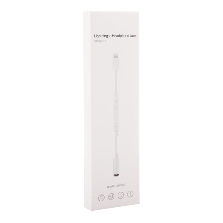 MH020 8 Pin to 3.5mm Headphone Jack Adapter Support Self-timer / Song / Line Control