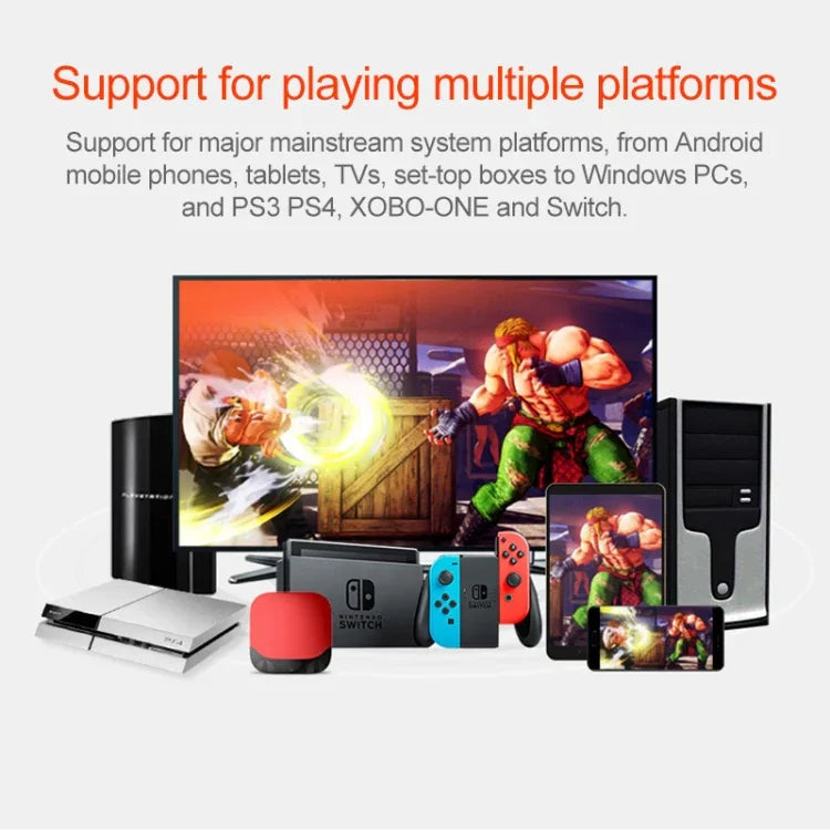PXN PXN-0082 Gladiator Street Machine Game Handle Rocker Controller for Nintendo Switch / PC / Android System / PS3 / PS4 / XboxOne, PXN-0082