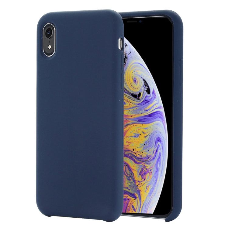 For iPhone XR Four Corners Full Coverage Liquid Silicone Case, For XR, XR