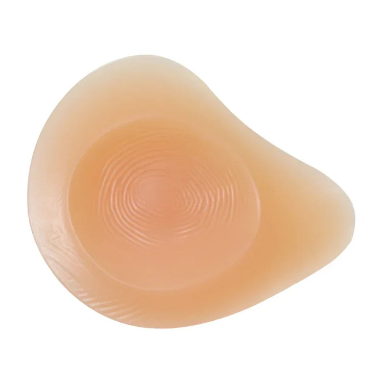 AS2 Spiral Shape Postoperative Rehabilitation Fake Breasts Silicone Breast Pad Nipple Cover 230g/Right, 230g/Right