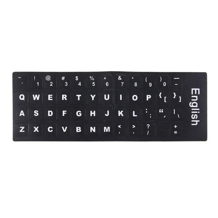 Keyboard Film Cover Independent Paste English Keyboard Stickers for Laptop Notebook Computer Keyboard, English