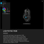 Logitech G502 HERO Wired Gaming Mouse with 11 Buttons, Length: 2.1m