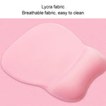 MONTIAN MF-01 Oval Slow Rebound Memory Cotton Soft Bracer Mouse Pad