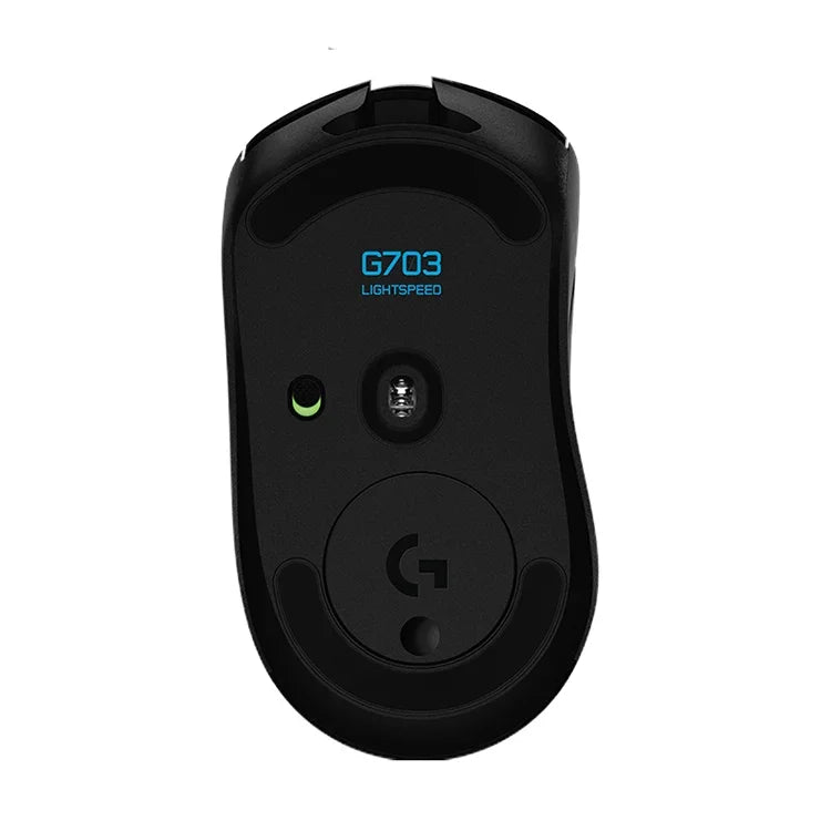 Logitech G703 LIGHTSPEED 16000 DPI 6 Programmable Buttons HERO 16K Sensor RGB Backlight Wireless Optical Gaming Mouse