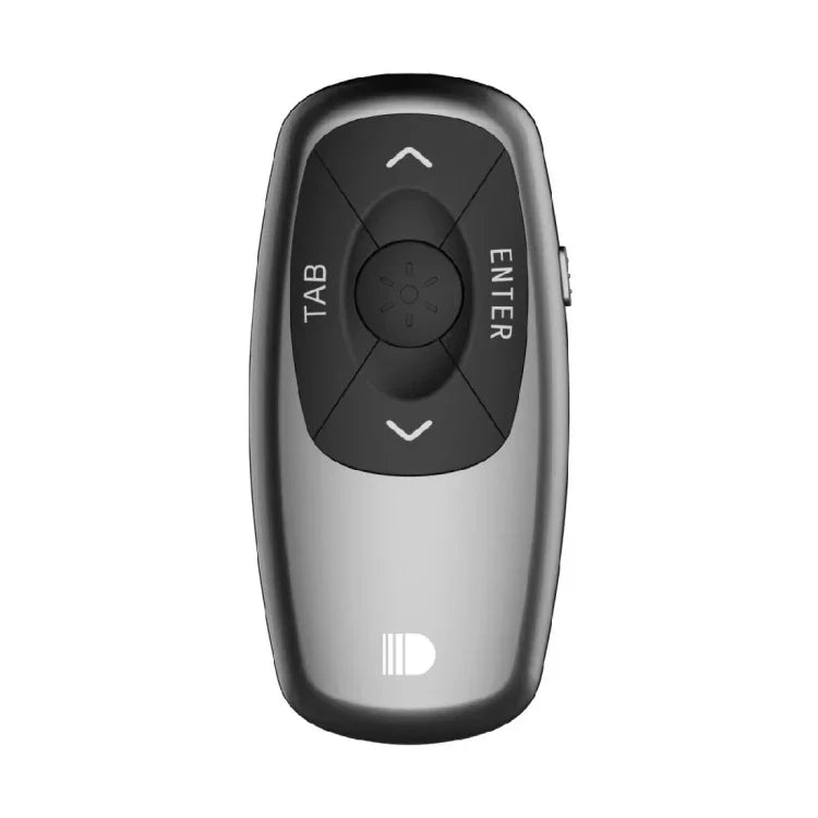 Doosl DSIT011 2.4GHz Mini Rechargeable PowerPoint Presentation Remote Control, Control Distance: 100m(Black)