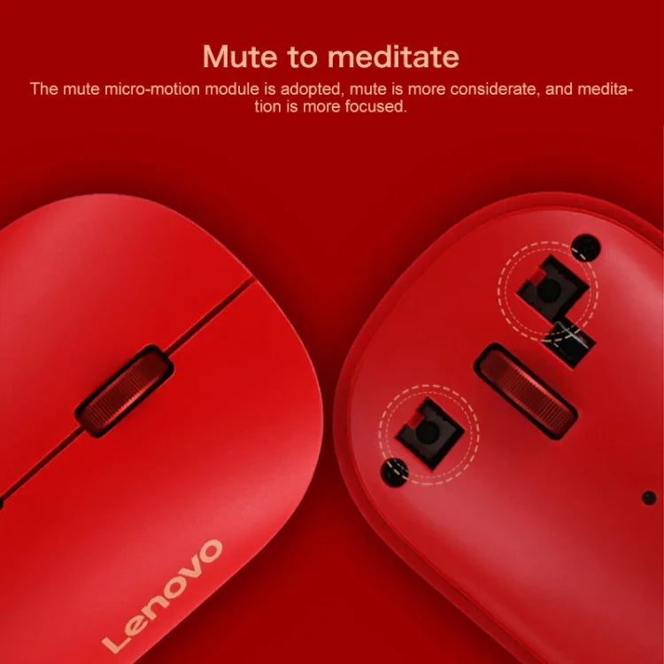 Lenovo Air Handle Lightweight Portable Mute Wireless Mouse, Blessing Mouse Version, Wireless Mouse, Blessing Mouse Version