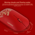 Lenovo Air Handle Lightweight Portable Mute Wireless Mouse, Blessing Mouse Version, Wireless Mouse, Blessing Mouse Version