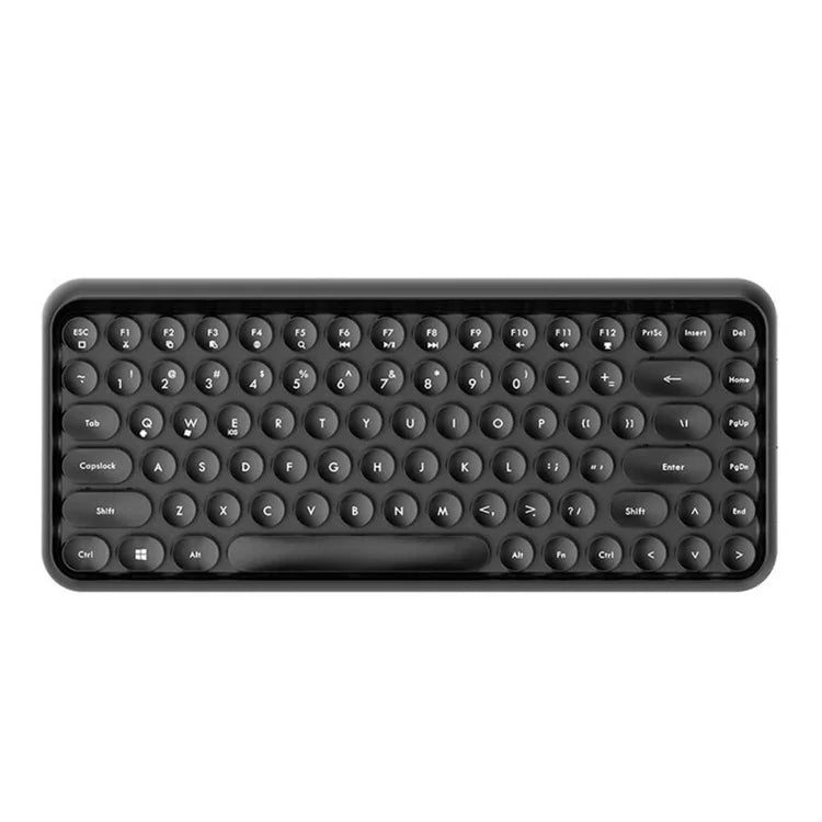 Ajazz 308I Tablet Mobile Phone Computer Household Office Wireless Keyboard, Black