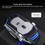 YINDIAO 3200DPI 4-modes Adjustable 7-keys RGB Light Wired Gaming Mechanical Mouse, Style: Silent Version, Style: Silent Version