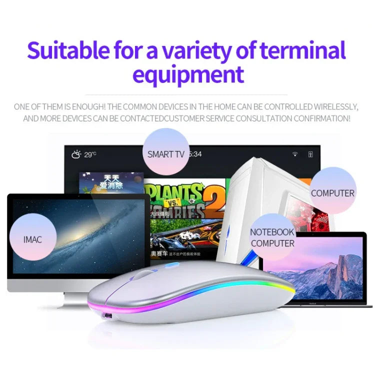 YINDIAO A2 2.4GHz 1600DPI 3-modes Adjustable Wireless Silent Mouse, Battery Powered, Battery ver.