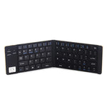GK228 Ultra-thin Foldable Bluetooth V3.0 Keyboard, Built-in Holder, Support Android / iOS / Windows System, GK228 (Black), GK228 (Gold)