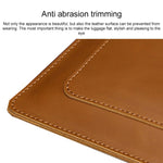 Universal Genuine Leather Business Zipper Laptop Tablet Bag For 12 inch and Below, 12 inch