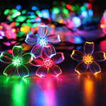 3m 20 LEDs Cherry Blossom  Holiday Decorative Light, Battery Powered , 3m Colorful Light, 3m Warm White Light