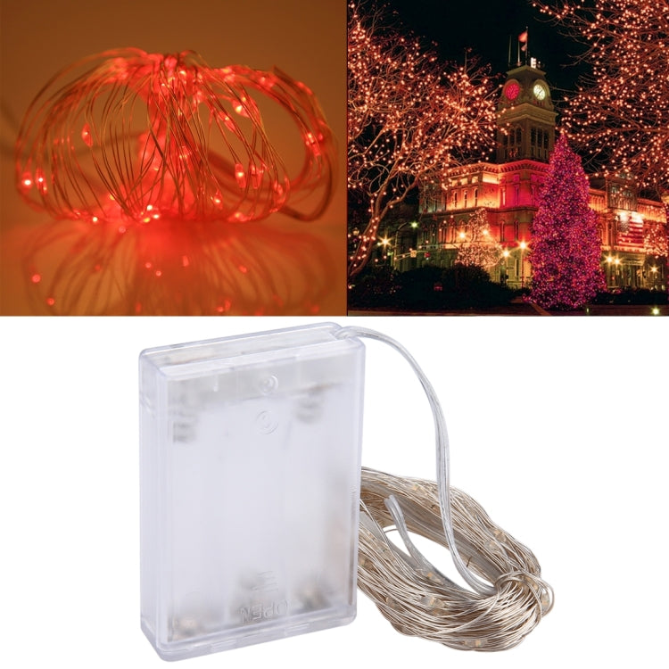 100 LEDs SMD 06033 x AA Batteries Box Fairy Lamp Decorative Light, DC 5V, 10m Red Light, 10m White Light, 10m Warm White, 10m Yellow Light, 10m Blue Light, 10m Colorful Light, 10m Pink Light, 10m Green Light, 10m Purple Light