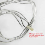 100 LEDs Fairy String Decorative Light with End Joint & 8 Model Functions, US Plug, 10m White Light