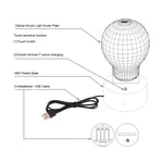 7 Colour Discoloration Creative Visual Stereo Lamp Desk Lamp Night Light, Walking Cat Shape