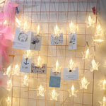 20 LEDs USB Powered Chains Lamp Decorative Light for Home Hanging Pictures, DIY Party, Wedding, Christmas Decoration, 3m USB