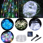 Solar Panel  water resistant  50 LED, 5m 50LED White Light, 5m 50LED Warm White, 5m 50LED Blue Light