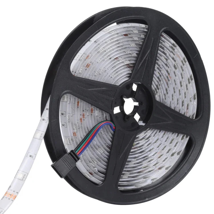 5m 150 LEDs SMD 5050 IP65 Waterproof Bluetooth RGB Light Strip with 24-keys Remote Control, EU Plug, 5m 150 LEDs IP65