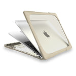 For Macbook Pro 13.3 inch (A1708) & with Touchbar (A1706) Laptop TPU + PC Folding Shockproof Protective Case with Holder, For Macbook Pro 13.3 inch with Touch Bar