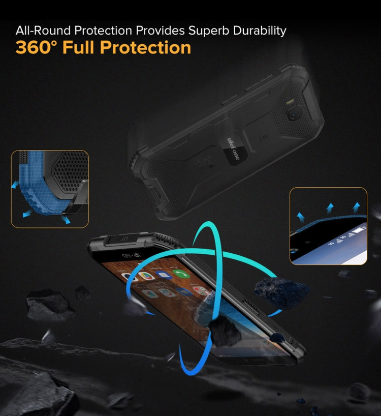 IP68/IP69K Waterproof Dustproof Shockproof, Face Identification, 4000mAh Battery, 5.0 inch Android 9.0 MTK6580A/W Quad Core up to 1.3GHz, Network: 3G, Armor X6 2GB+16GB