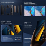 Xiaomi POCO X6 Pro Global, 12GB+512GB, In-screen Fingerprint, 6.67 inch Xiaomi HyperOS MediaTek Dimensity 8300-Ultra Octa Core 3.35GHz, NFC, Network: 5G