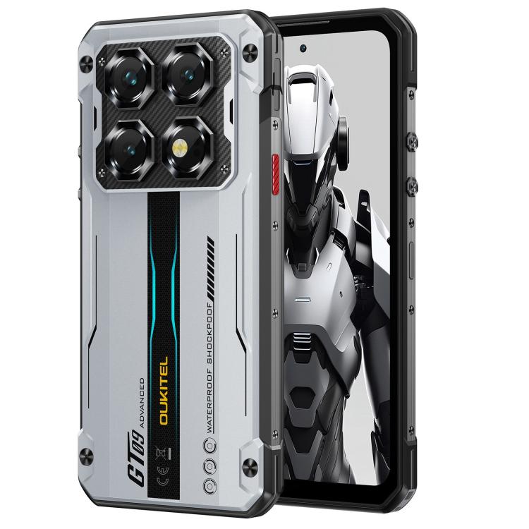 Oukitel WP60 Rugged Phone, 8GB+256GB, Night Vision, 108MP Camera, Side Fingerprint, 7.2 inch Android 15 MediaTek Dimensity 7025 Octa Core, NFC, OTG, Network: 5G, 8GB+256GB
