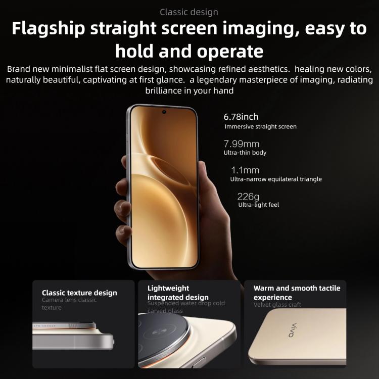 vivo X300 Pro, 16GB+512GB,  6.78 inch OriginOS 6 Android 16 Dimensity 9500 Octa Core, OTG, NFC, Network: 5G, 16GB+512GB