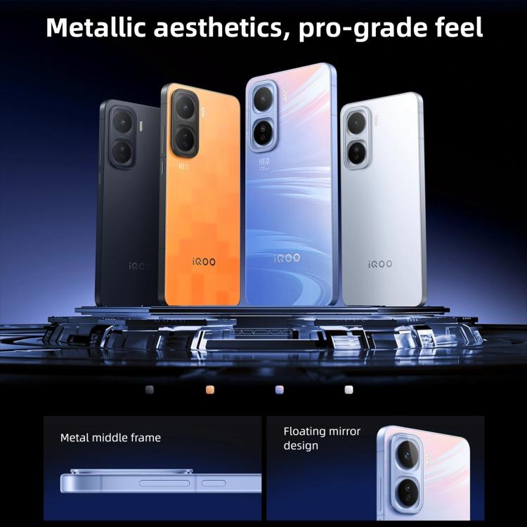 vivo iQOO Neo11, 12GB+512GB, Face ID / Screen Fingerprint Identification, 6.82 inch Android 16 OriginOS 6 Snapdragon 8 Elite Octa Core, OTG, NFC, Network: 5G, iQOO Neo11, 12GB+512GB