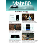 HUAWEI Mate 80, 12GB+256GB, Side Fingerprint Identification, 6.75 inch HarmonyOS 6.0 Kirin 9020, NFC, OTG, Not Support Google Play, 12GB+256GB