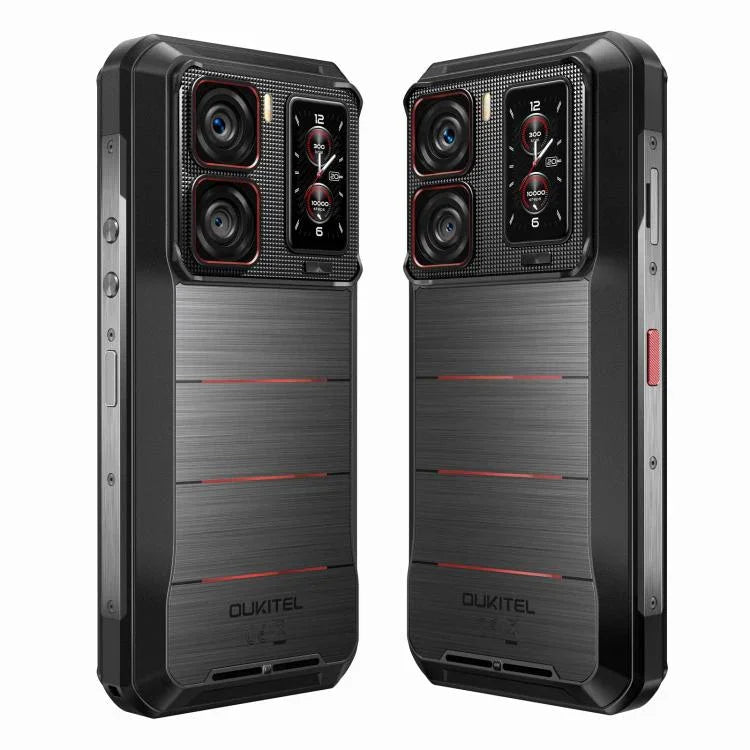 Oukitel WP300 Rugged Phone with Watch, 12GB+512GB, 6.8 inch Android 15 MediaTek Dimensity 7050 Octa Core, NFC, OTG, Network: 5G