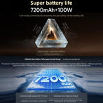 Realme GT7, 16GB+256GB, 6.8 inch Android 15 / Realme UI 6.0 MediaTek Dimensity 9400+ Octa Core, NFC, Network: 5G, Support Google Play, 16GB+256GB