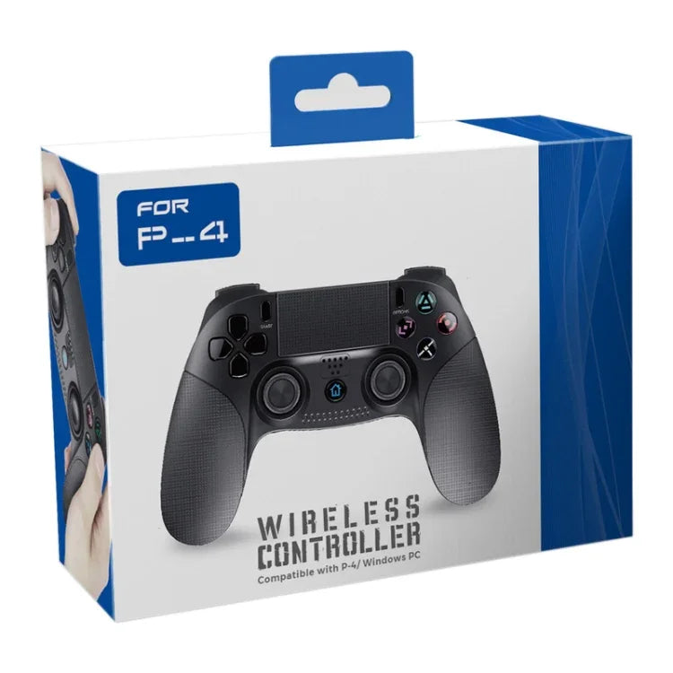 Wireless Game Controller Computer Game Handle Double Motor for PS 4 / PS 3, XB-006 Black